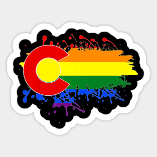 Colorado LGBTQ Sticker